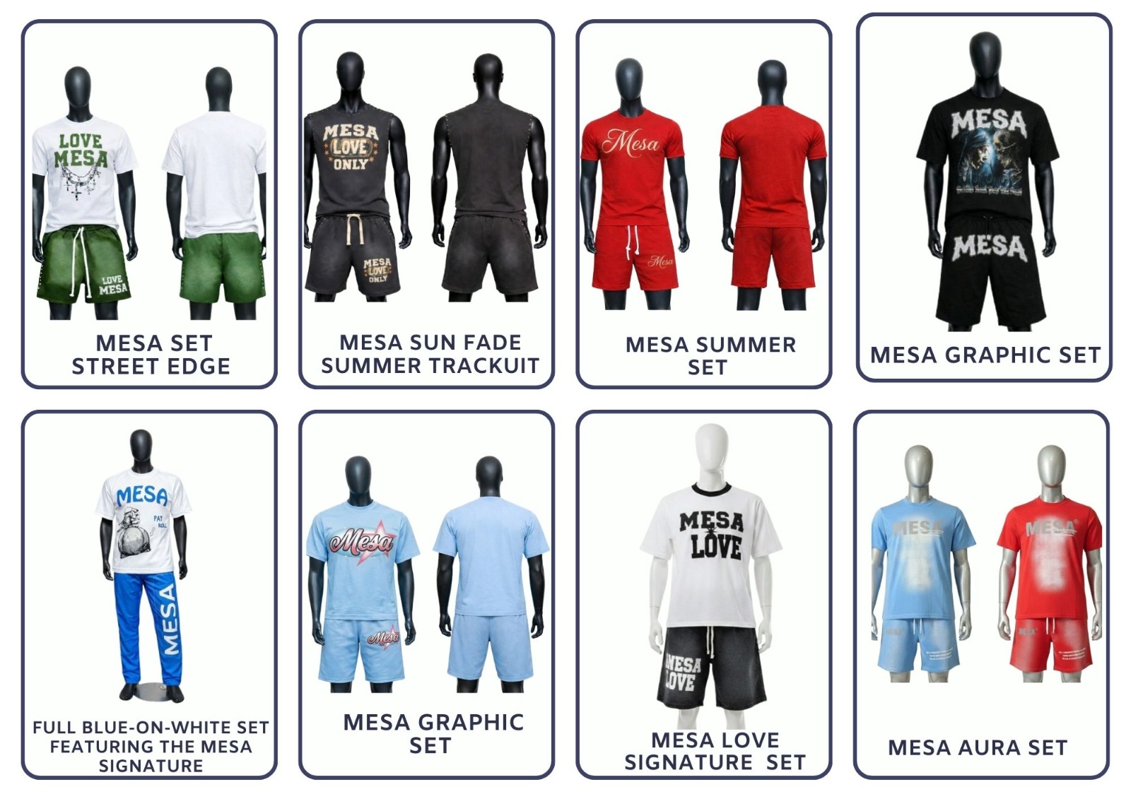 MESA Graphic Streetwear Sets