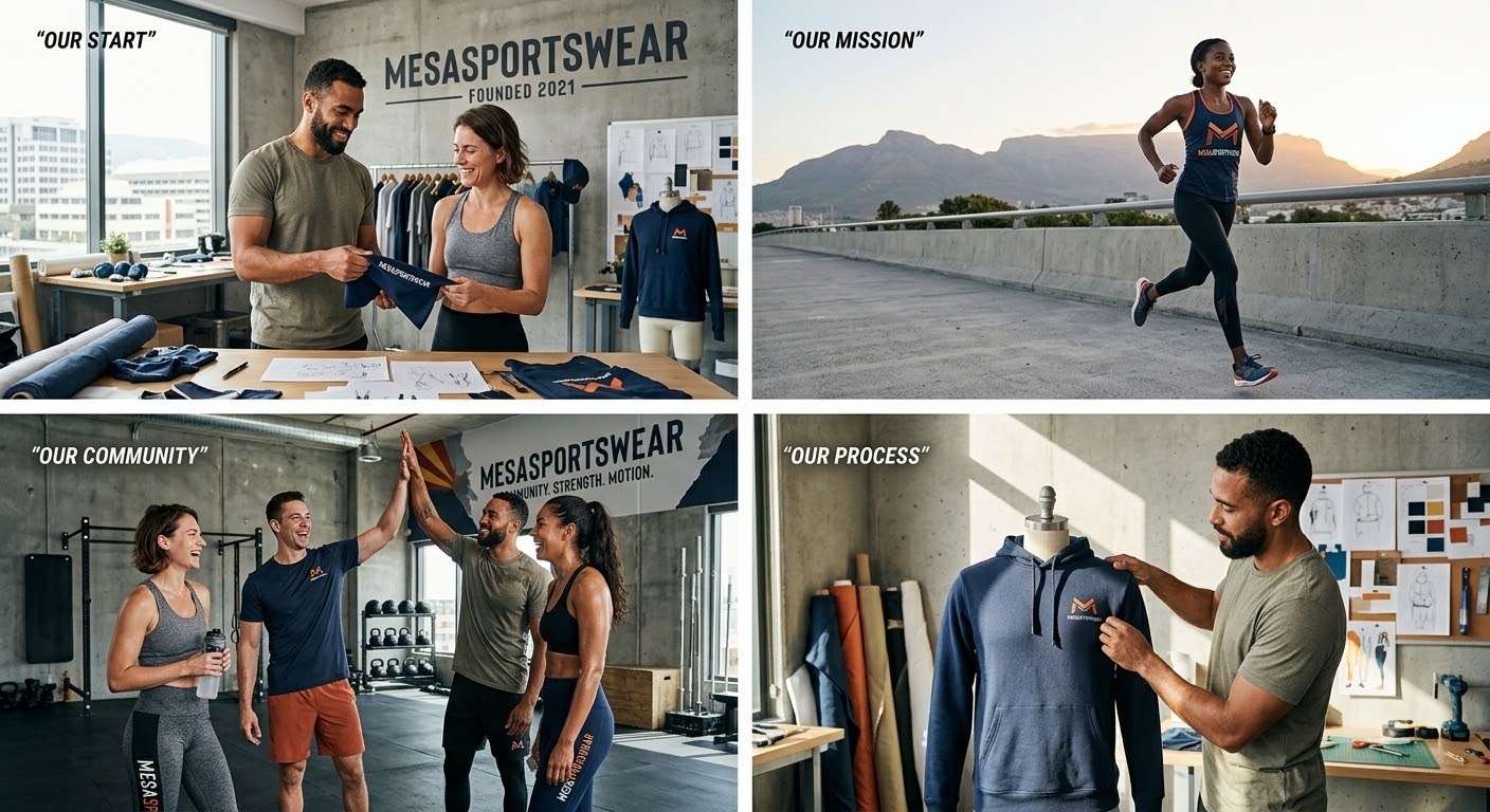 MESA Sportswear — Our Start, Mission, Community, Process