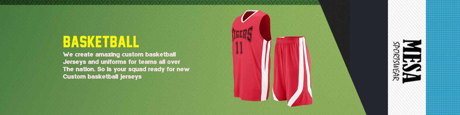 MESA Sportswear — Custom Basketball Jerseys & Uniforms