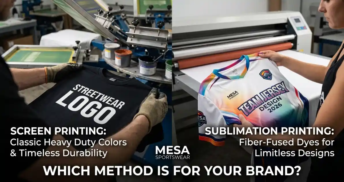 Screen Printing vs Sublimation Printing: Which Method is For Your Brand?