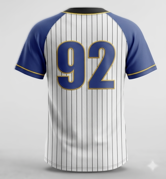 Baseball Elite Uniform Kit - Back View