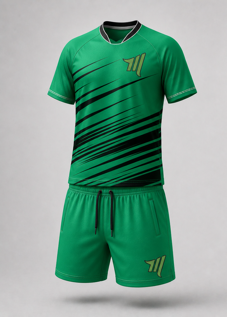 Soccer Performance Uniform V-Neck with Tukri