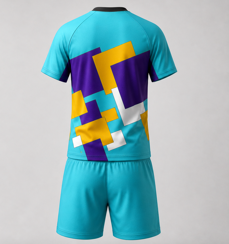 Soccer Elite Uniform V-Neck Raglan - Back View