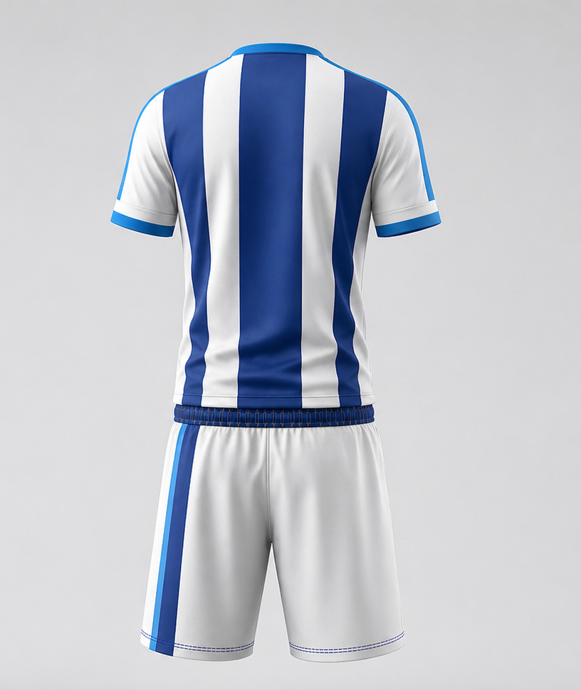 Soccer Performance Uniform Knitted V-Neck - Back View