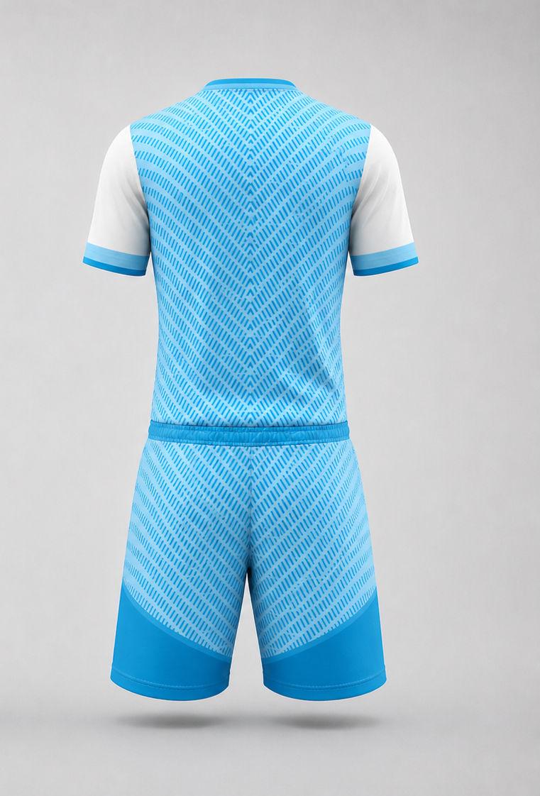 Soccer Training Uniform Round Neck - Back View