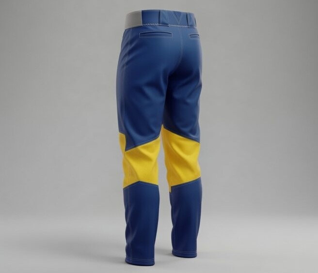 Baseball Uniform Game Pant - Back View