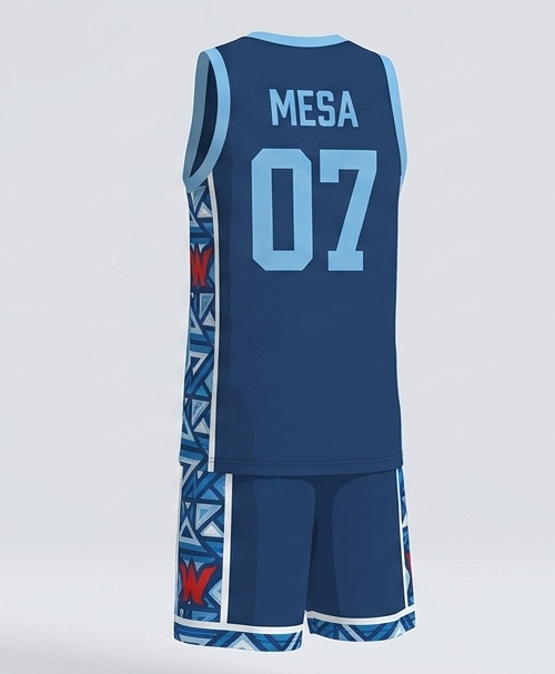 Basketball Training Uniform - Back View