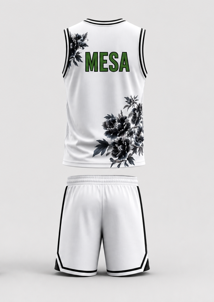 Basketball Uniform - Back View