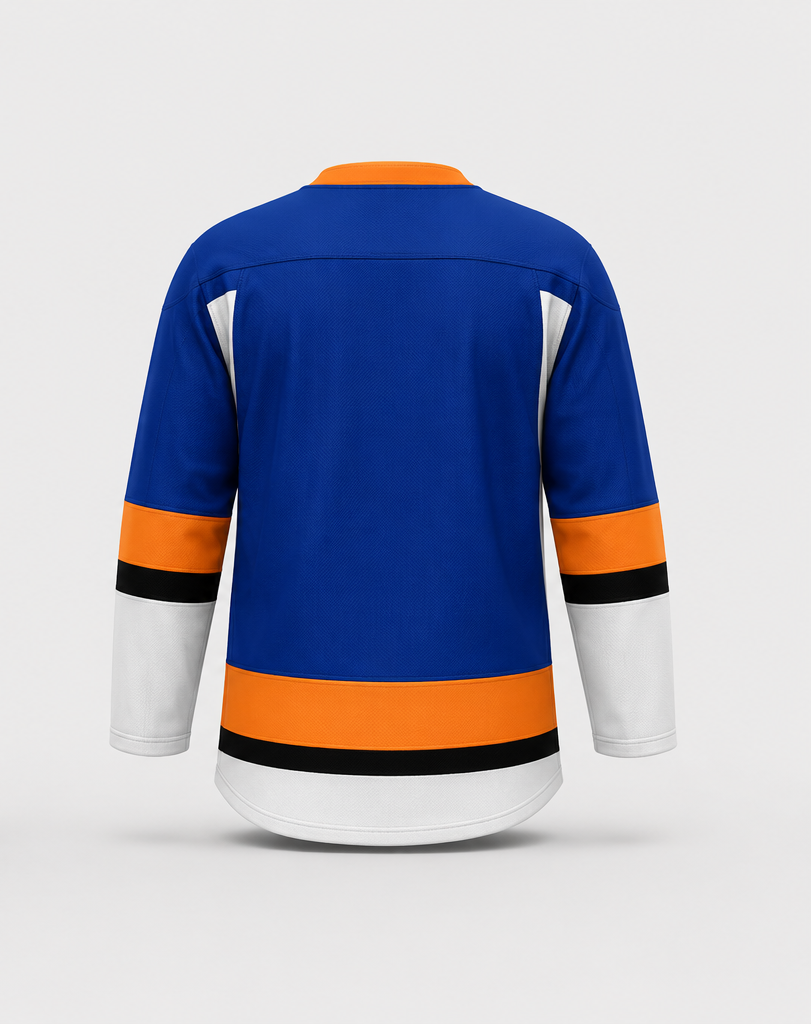 Ice Hockey Game Jersey - Back View