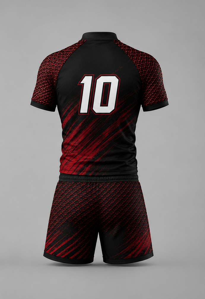 Rugby Training Kit - Back View