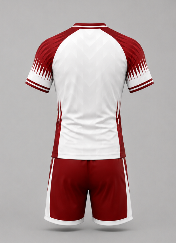 Rugby Uniform Kit V-Neck  - Back View