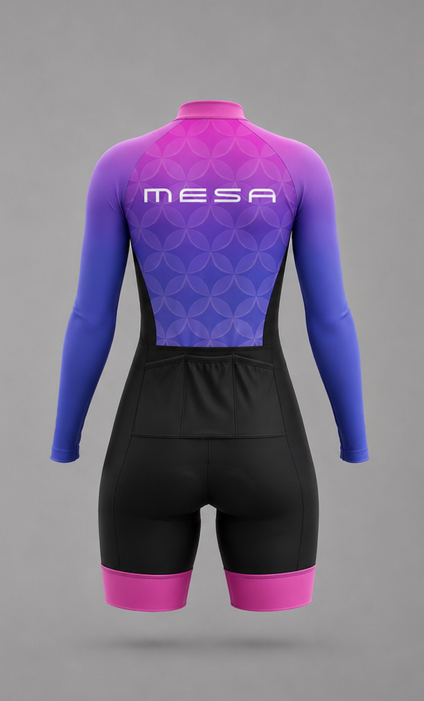 Ladies Cycling Wear Game Kit - Back View