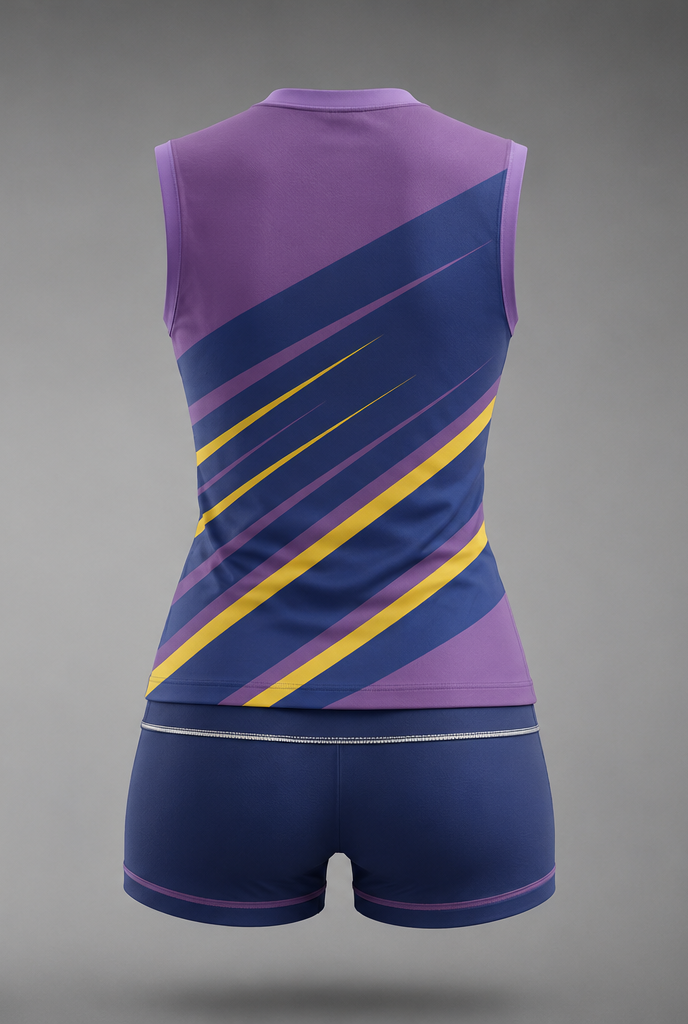 Ladies Volleyball Game Uniform - Back View