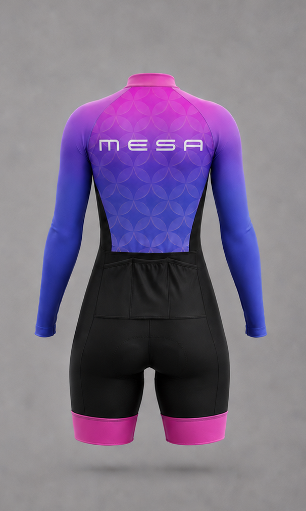Ladies Cycling Wear Game Kit - Back View