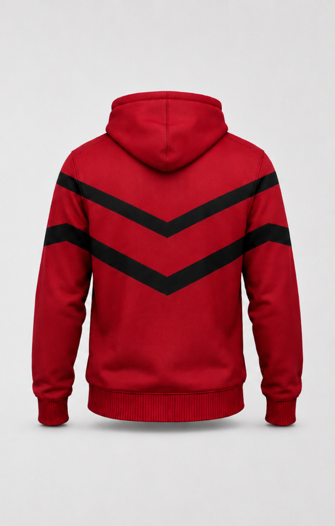 Mesa Red Hoodie - Back View