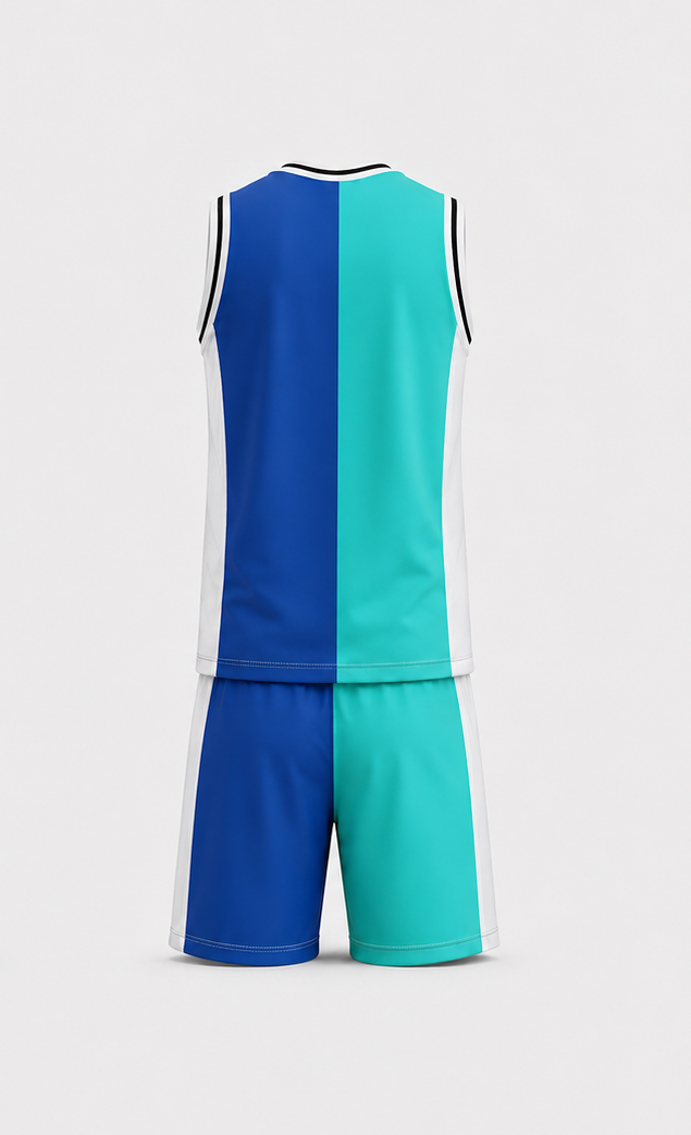 Basketball Game Uniform - Back View