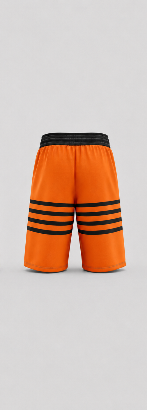CUSTOM BASKETBALL SHORTS - Back View