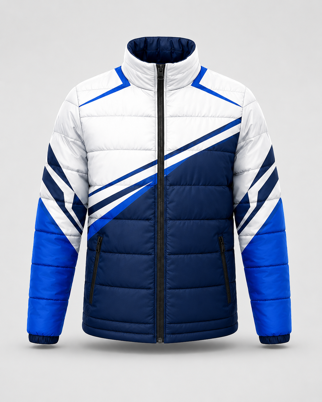 Sublimation Puffer Jacket  - Front View