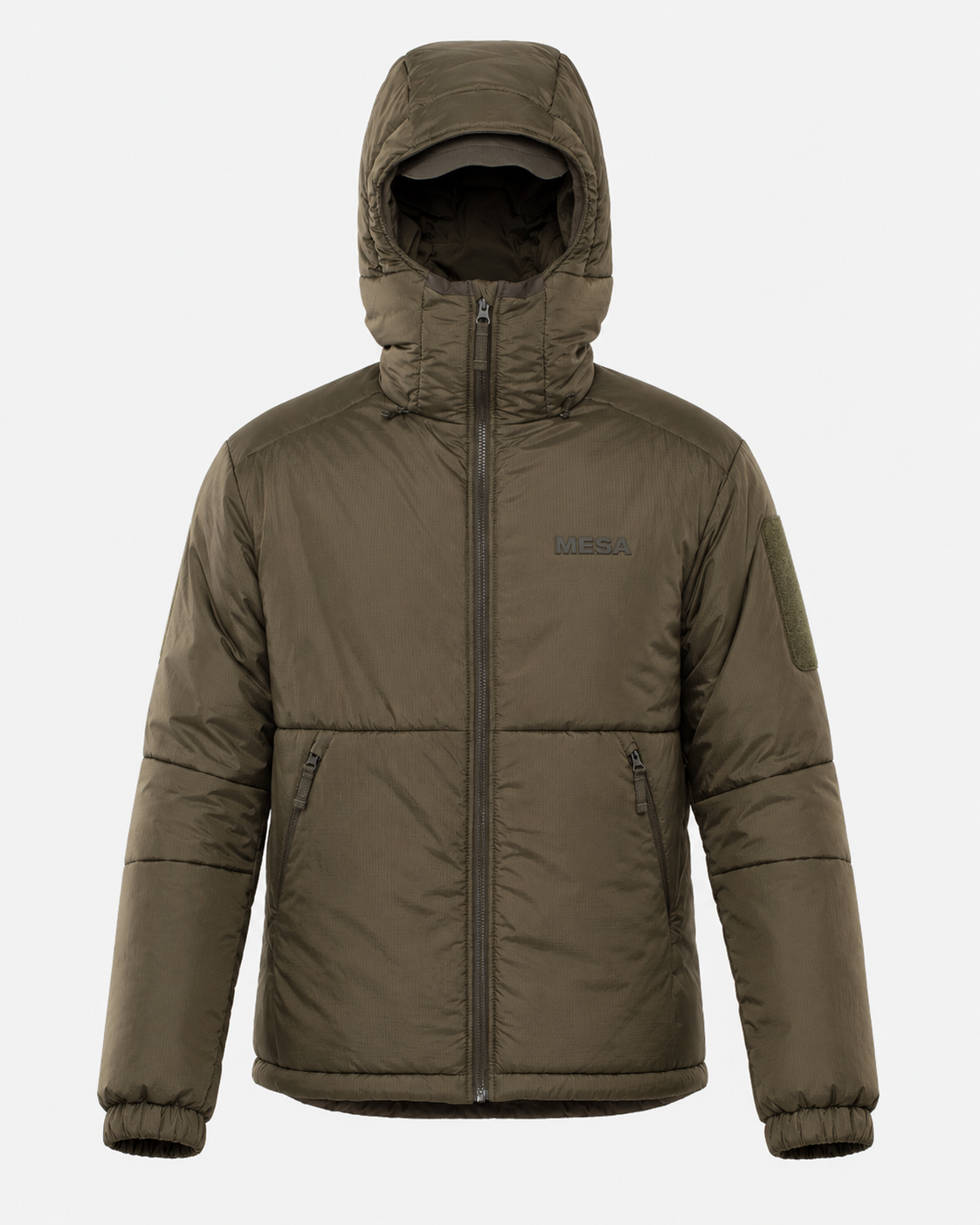 MESA Tactical Insulated Hooded Jacket - Front View