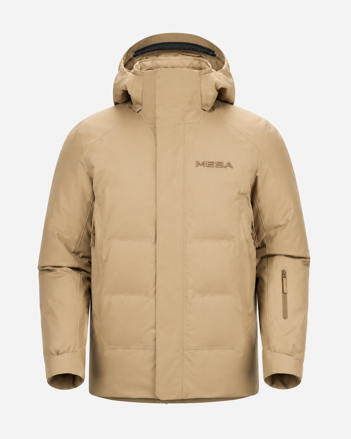Alpine Shield Insulated Hooded Jacket - Front View