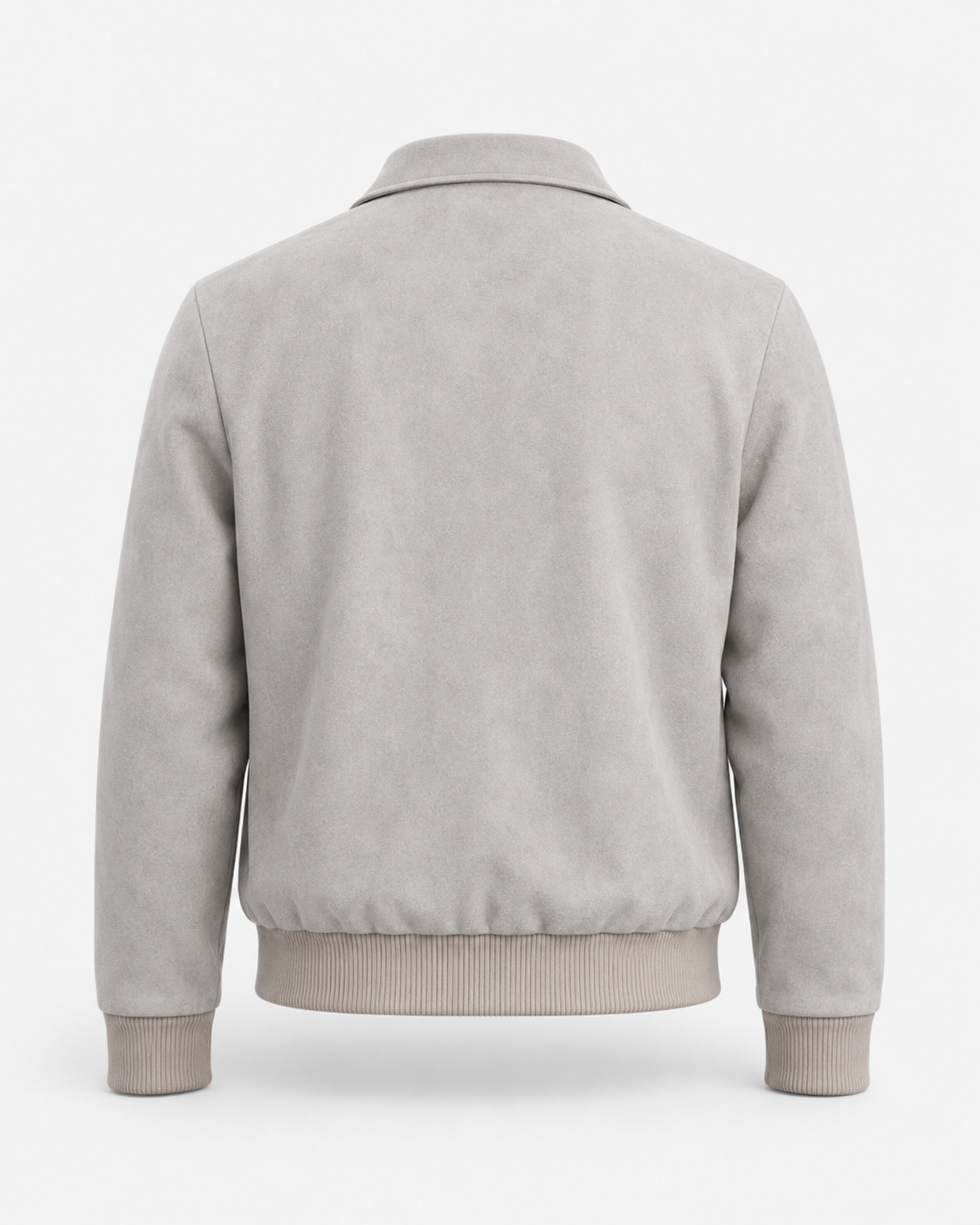 MESA Suede Bomber Jacket - Back View