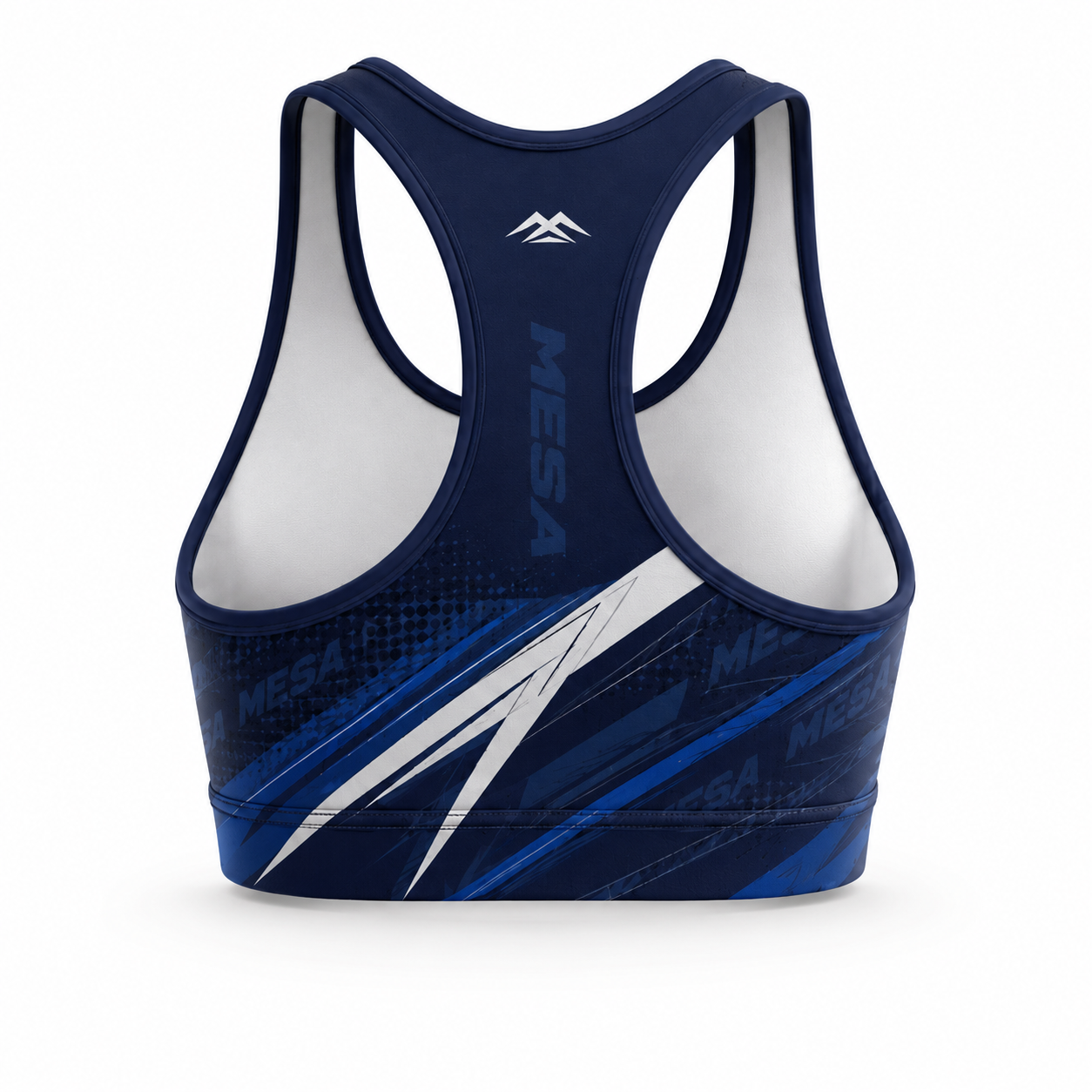 MESA Elite Sublimation Performance Sports Bra - Back View