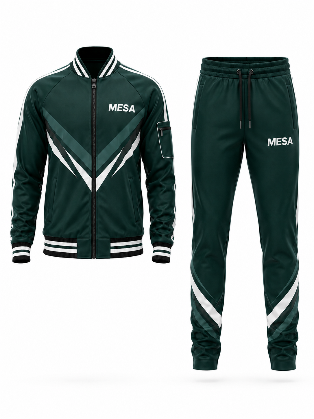 MESA Velocity Chevron Track Jacket - Front View