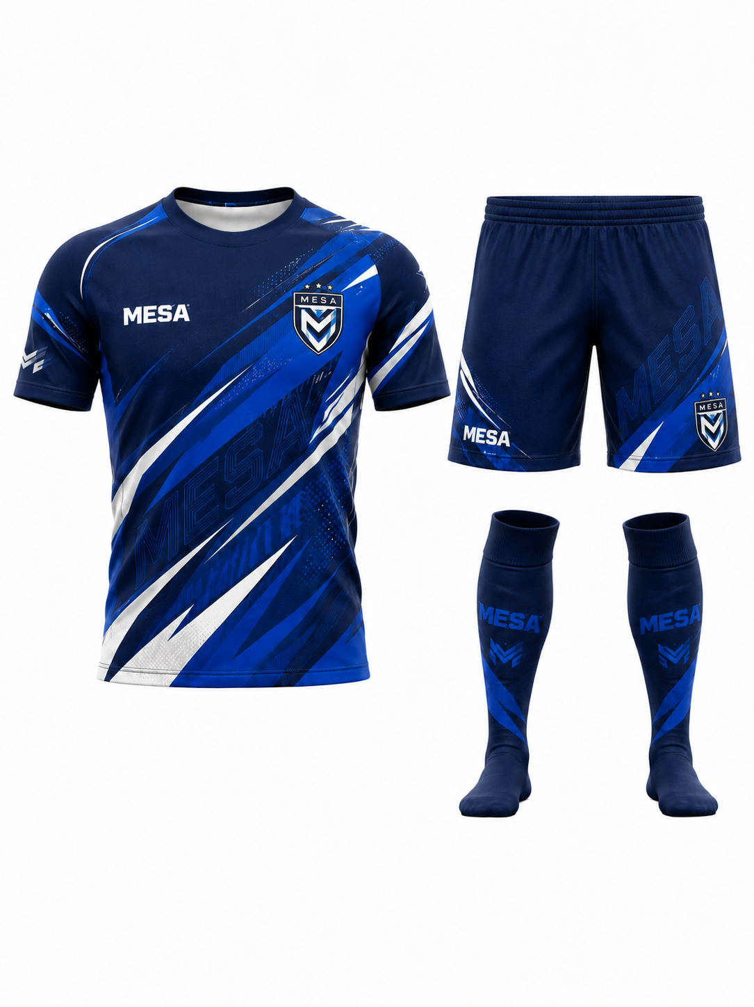 MESA Pro Sublimated Soccer Uniform - Front View