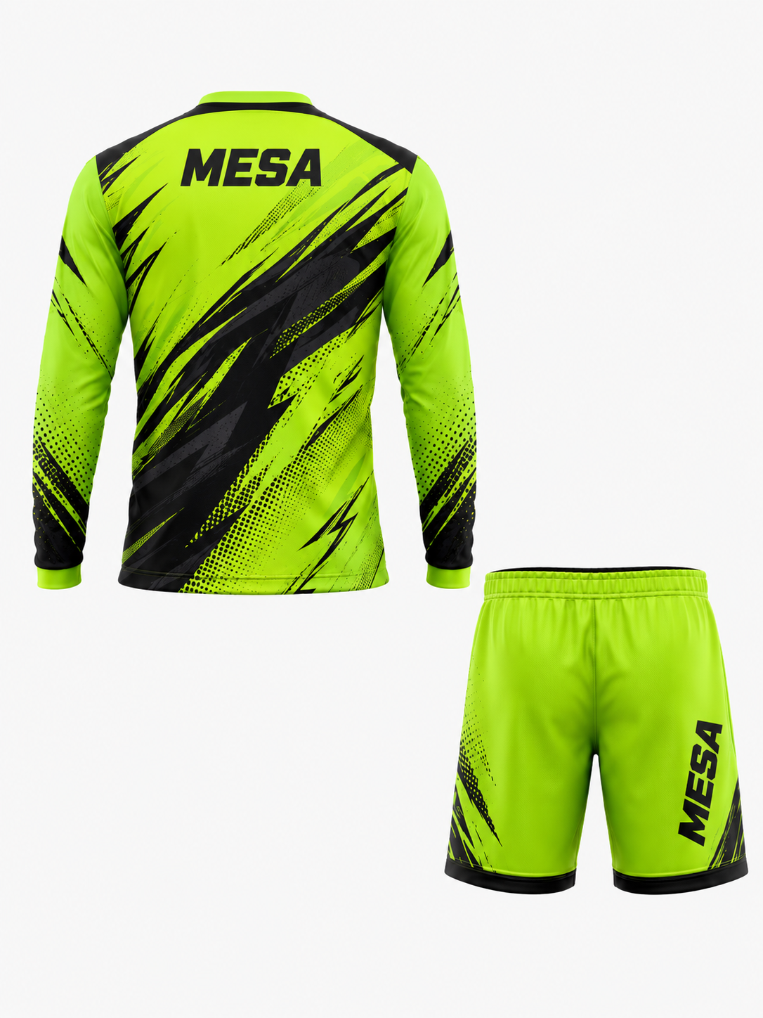 MESA Pro Sublimated Goalkeeper Kit - Back View