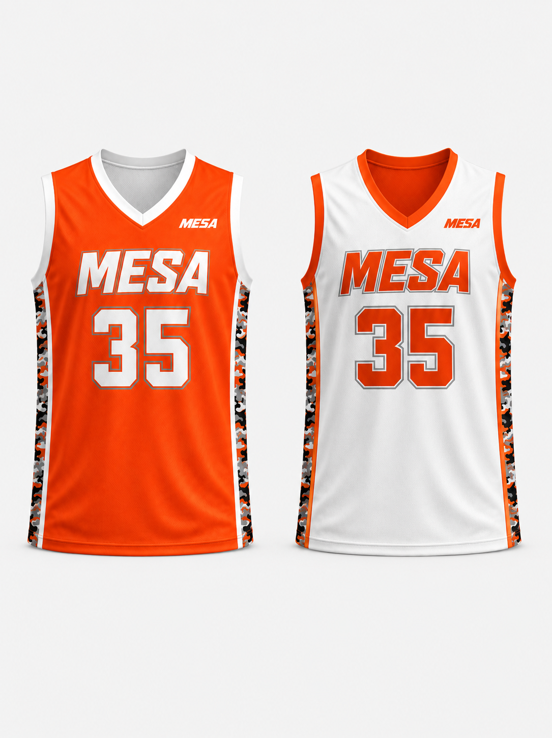 MESA Reversible Basketball Jersey - Front View