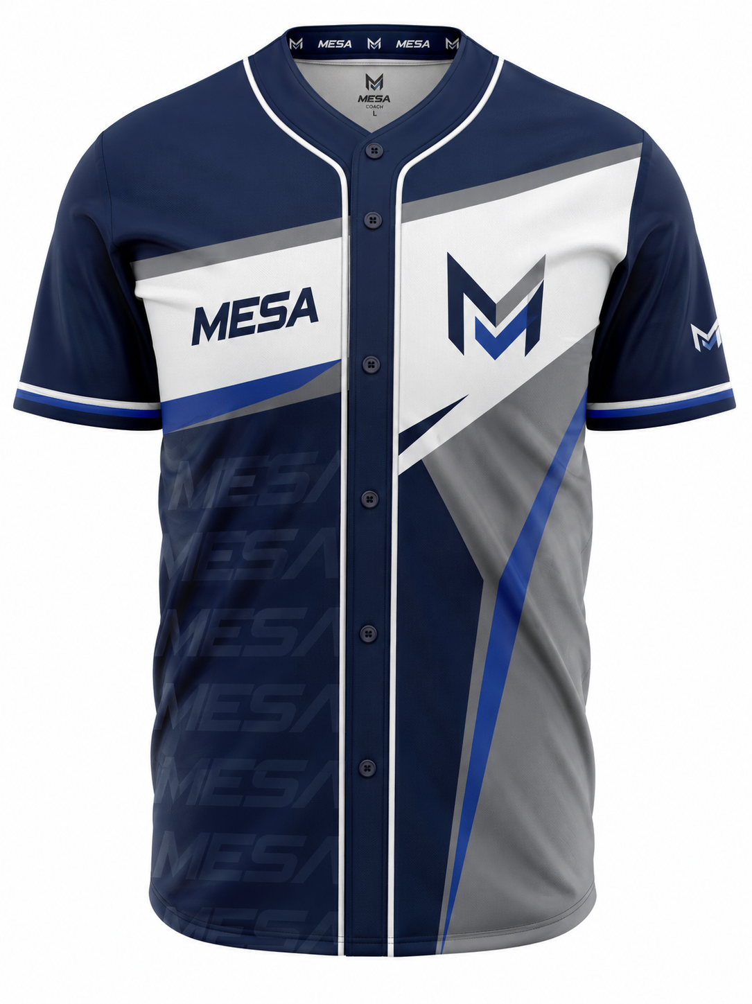 MESA Elite Baseball Coach Jersey - Front View