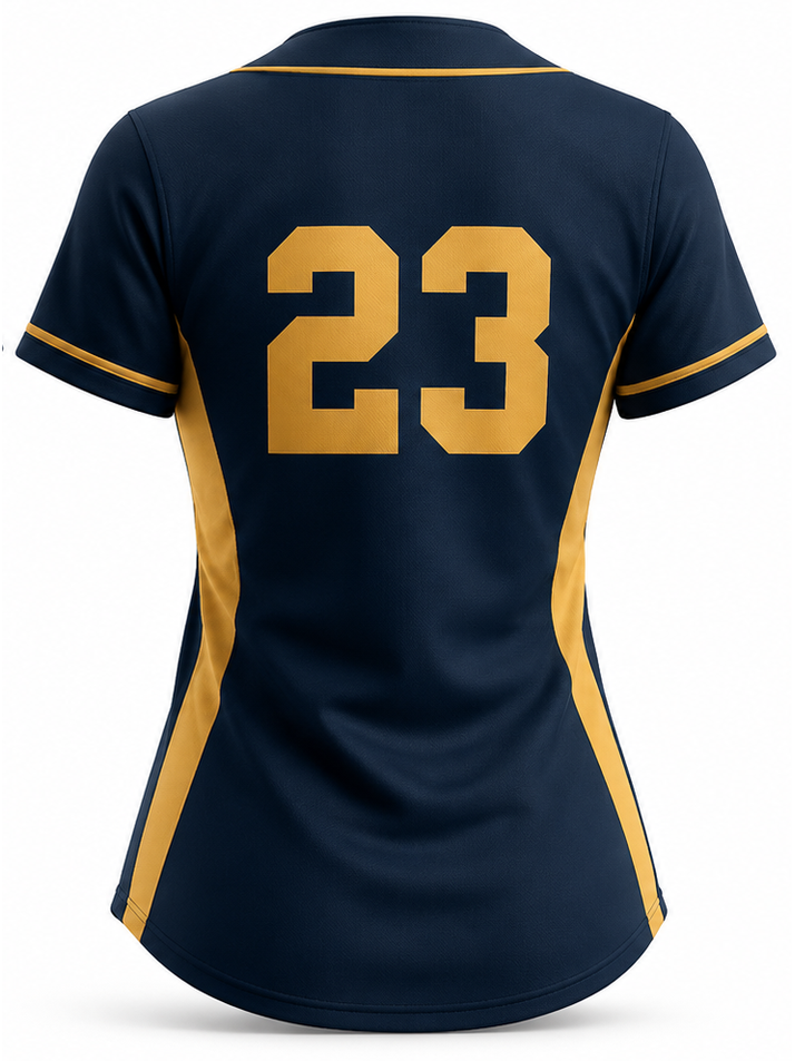  Women’s Elite  Baseball Jersey - Back View