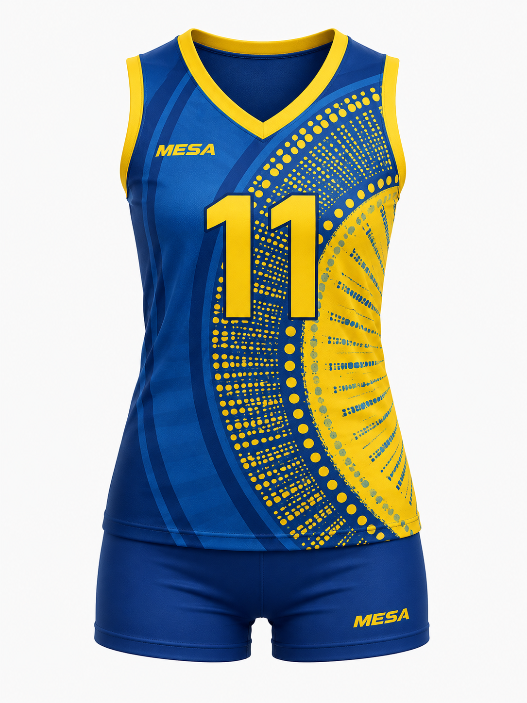  Solar Strike Women’s Volleyball Uniform - Front View