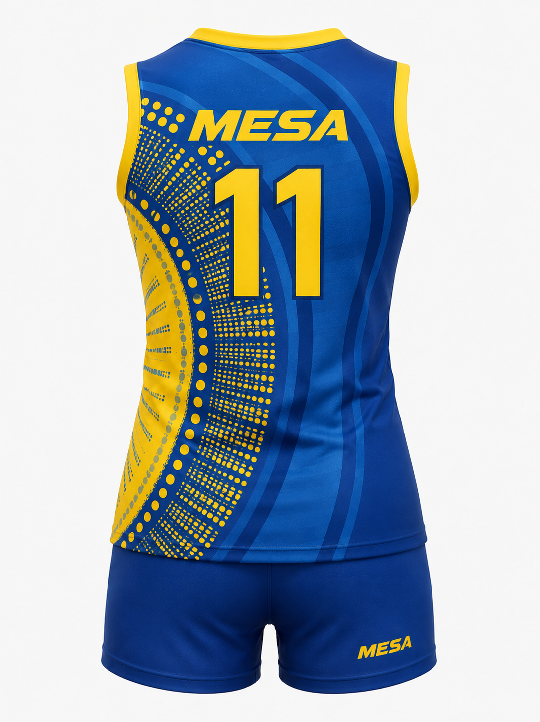  Solar Strike Women’s Volleyball Uniform - Back View