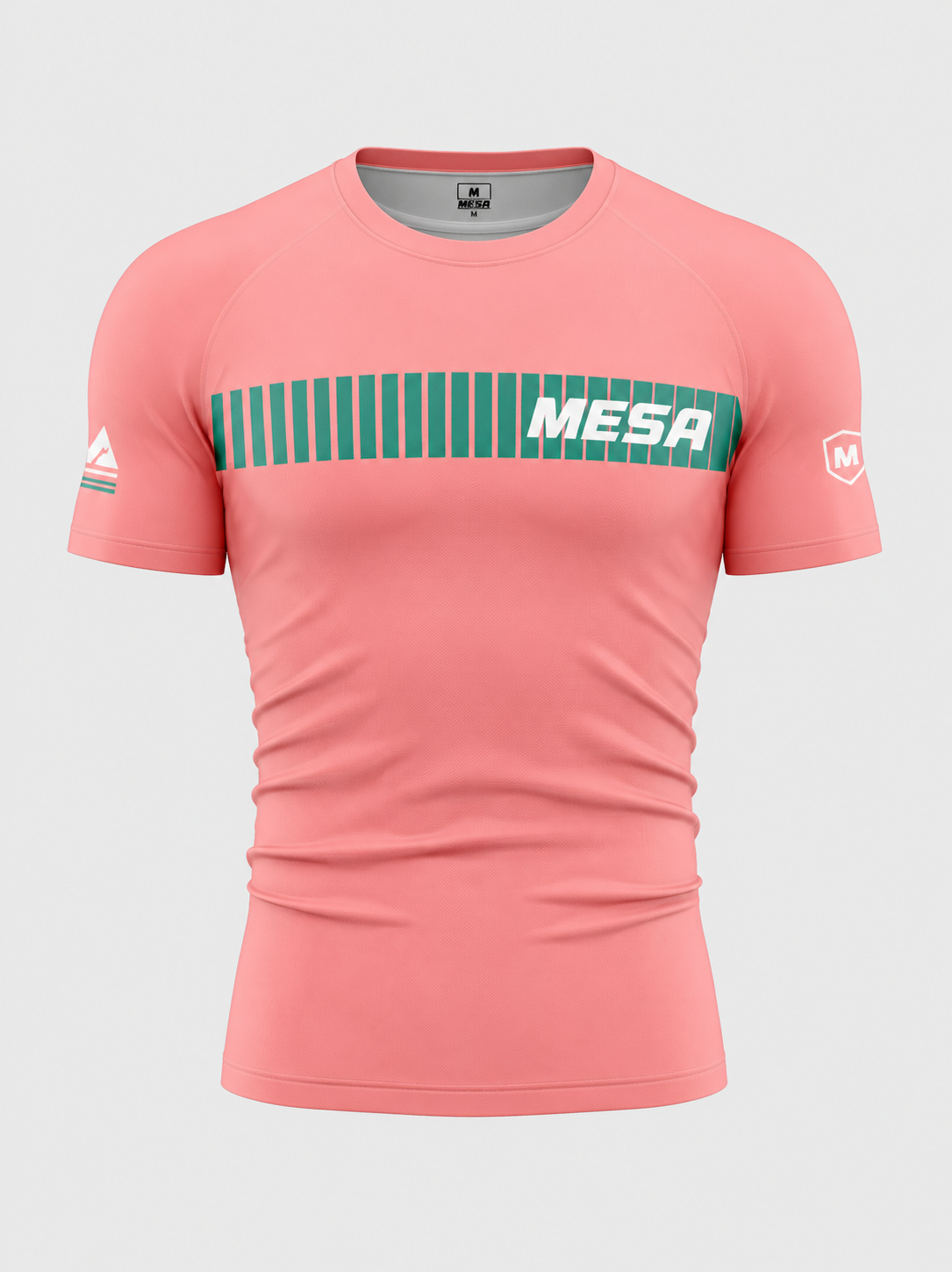 Coral Strike Short-Sleeve Rash Guard - Front View