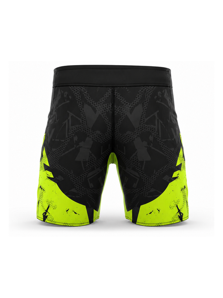 MESA Volt Strike MMA Fight Shorts - Back View