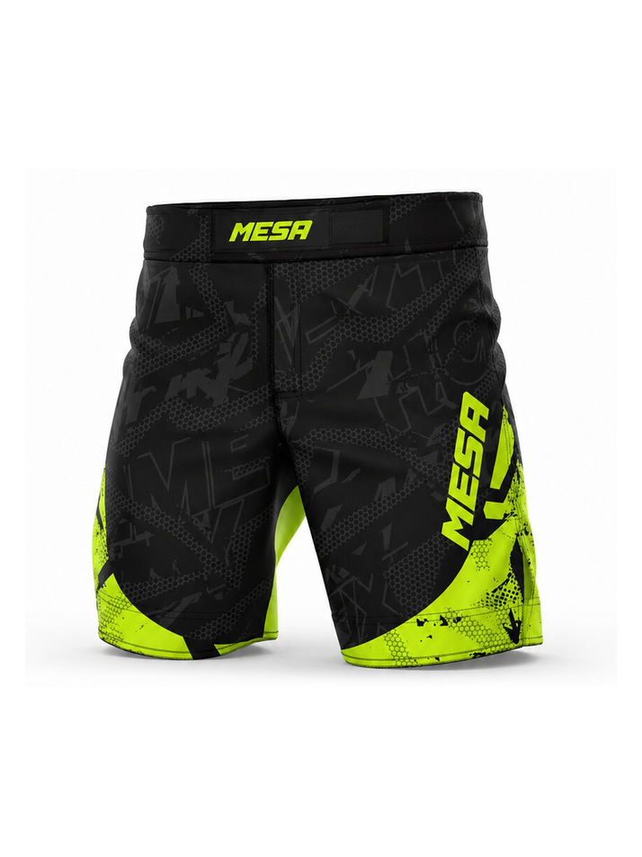 MESA Volt Strike MMA Fight Shorts - Front View