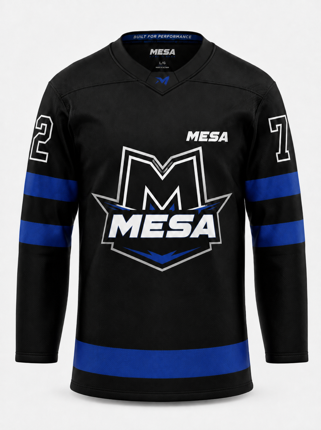 MESA Black Ice Pro Hockey Jersey - Front View