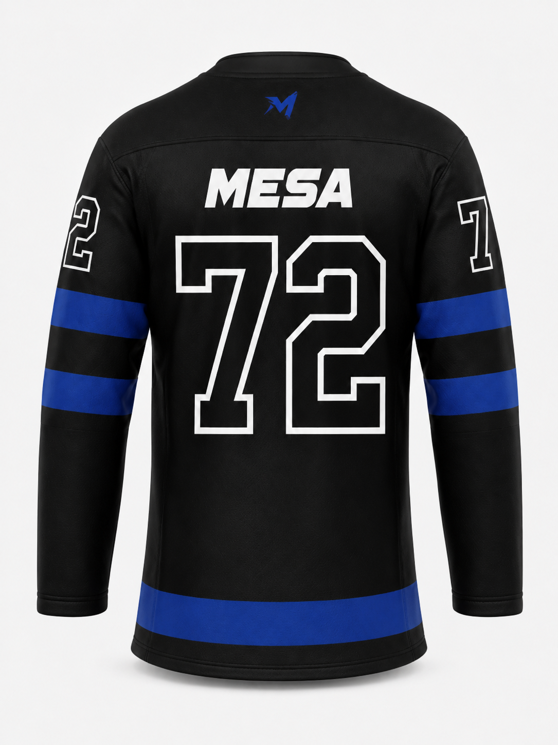MESA Black Ice Pro Hockey Jersey - Back View